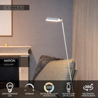 AARON - Reading lamp - LED Dimmable - CCT - 1x12W 2700K/4000K - White