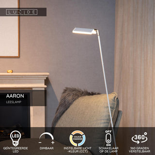 AARON - Reading lamp - LED Dimmable - CCT - 1x12W 2700K/4000K - White