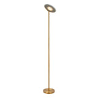 ZENITH - Floor lamp - Ø 25.4 cm - LED Dimmable - 1x20W 3000K - Matt Gold / Brass