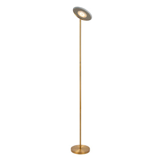 ZENITH - Floor lamp - Ø 25.4 cm - LED Dimmable - 1x20W 3000K - Matt Gold / Brass