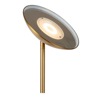 ZENITH - Floor lamp - Ø 25.4 cm - LED Dimmable - 1x20W 3000K - Matt Gold / Brass