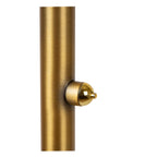ZENITH - Floor lamp - Ø 25.4 cm - LED Dimmable - 1x20W 3000K - Matt Gold / Brass