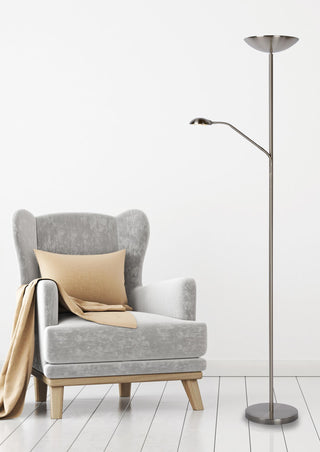 ZENITH - Reading lamp - LED Dimmable - 3000K - Matt chrome