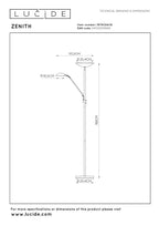 ZENITH - Reading lamp - LED Dimmable - 3000K - Matt chrome
