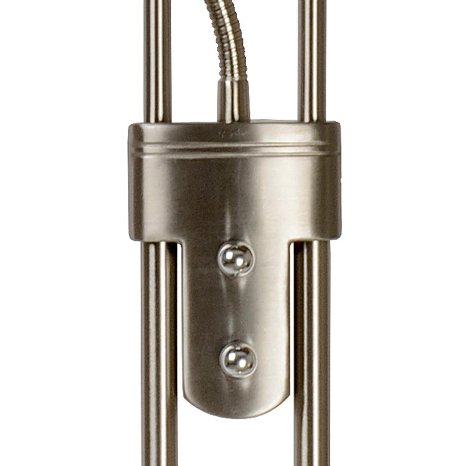 CHAMPION-LED - Reading lamp - Ø 30 cm - LED Dimmable - 3000K - Matt chrome