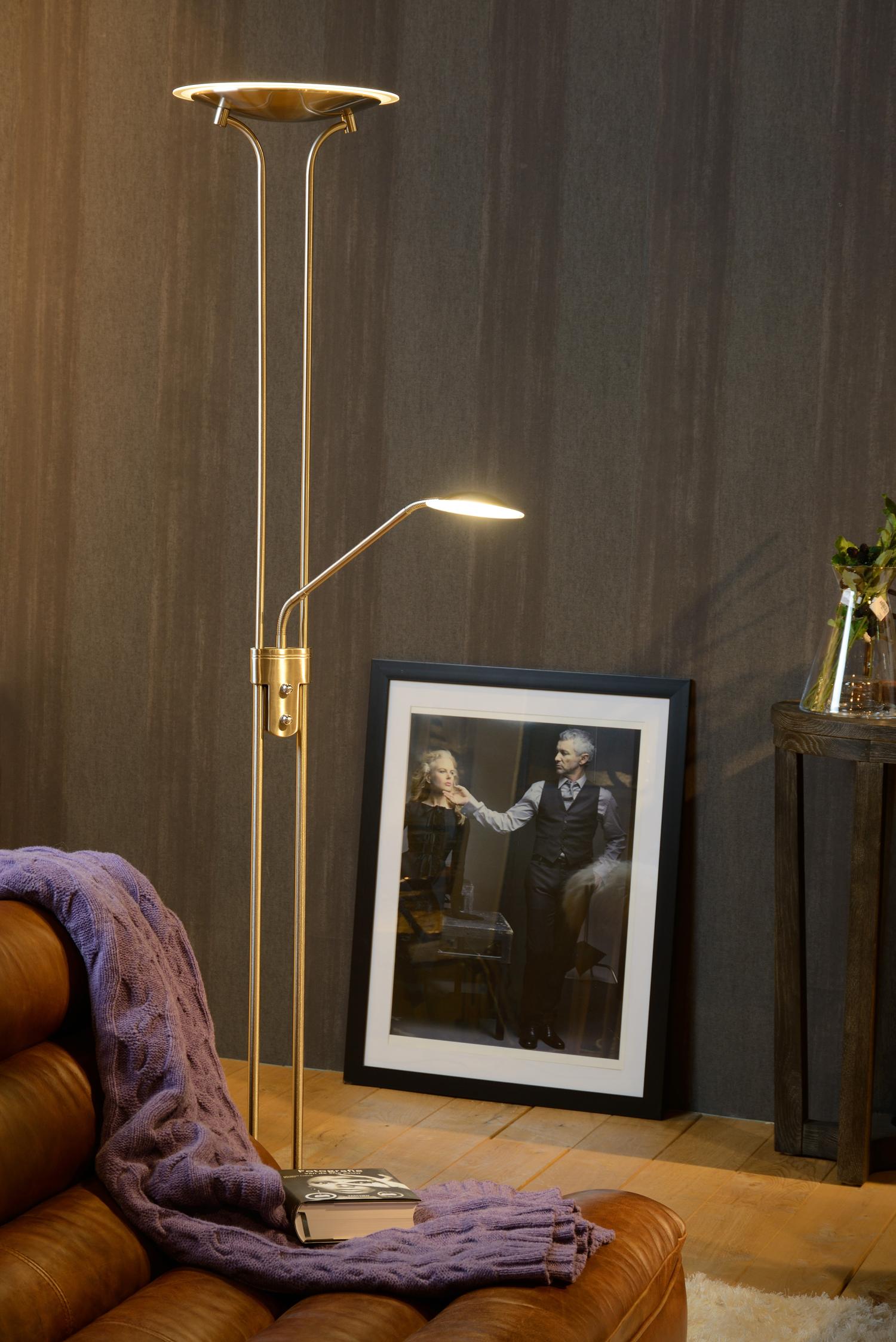 CHAMPION-LED - Reading lamp - Ø 30 cm - LED Dimmable - 3000K - Matt chrome