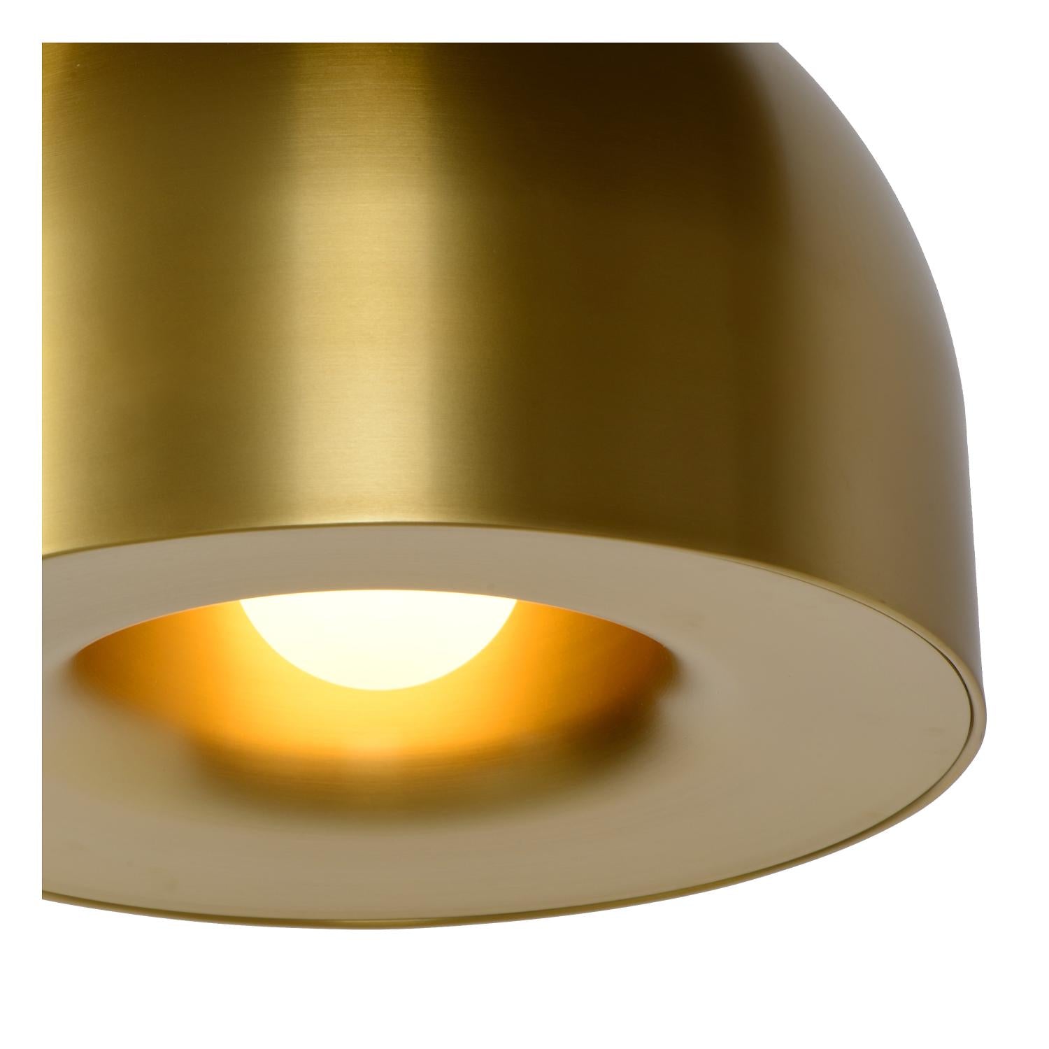 AKRON - Hanglamp - Ø 50 cm - 1xE27 - Mat Goud / Messing