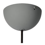 AKRON - Hanglamp - Ø 50 cm - 1xE27 - Geschikt voor vide en hoge plafonds - Grijs