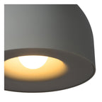 AKRON - Hanglamp - Ø 50 cm - 1xE27 - Geschikt voor vide en hoge plafonds - Grijs