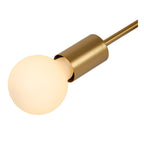 LESTER - Ceiling light - 4xE27 - Matt Gold / Brass