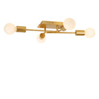 LESTER - Ceiling light - 4xE27 - Matt Gold / Brass