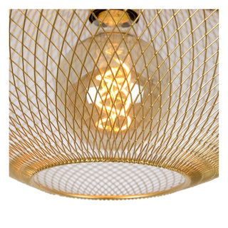 MESH - Plafonnière - Ø 45 cm - 1xE27 - Mat Goud / Messing