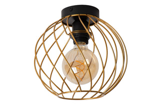 DANZA - Ceiling light - Ø 25 cm - 1xE27 - Matt Gold / Brass