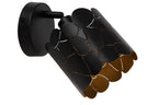 ALMELO - Spot mural / Applique murale - Ø 12 cm - 1xE14 - Noir
