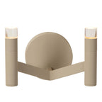 Lucide - WELLINGTON - Wandlamp - LED Dimb. - G9 - 2x3W 2700K - Taupe - IP20