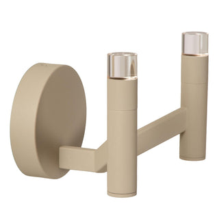 Lucide - WELLINGTON - Wandlamp - LED Dimb. - G9 - 2x3W 2700K - Taupe - IP20