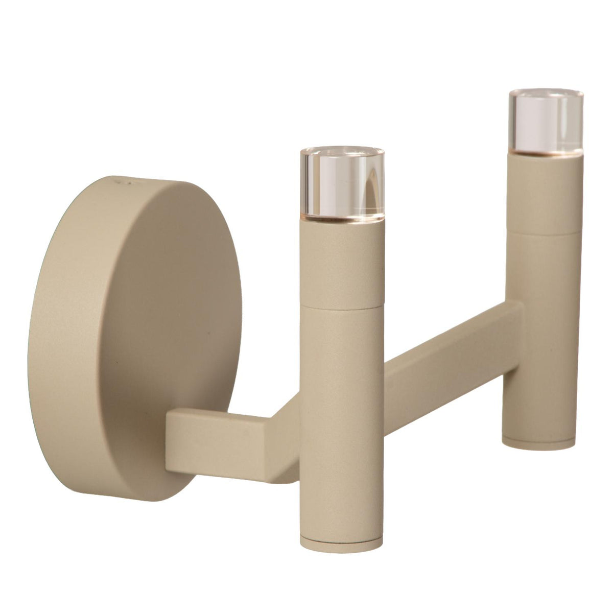 Lucide - WELLINGTON - Wandlamp - LED Dimb. - G9 - 2x3W 2700K - Taupe - IP20