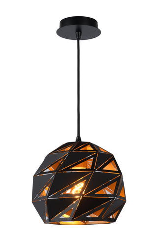 MALUNGA - Suspension - Ø 25 cm - 1xE27 - Noir