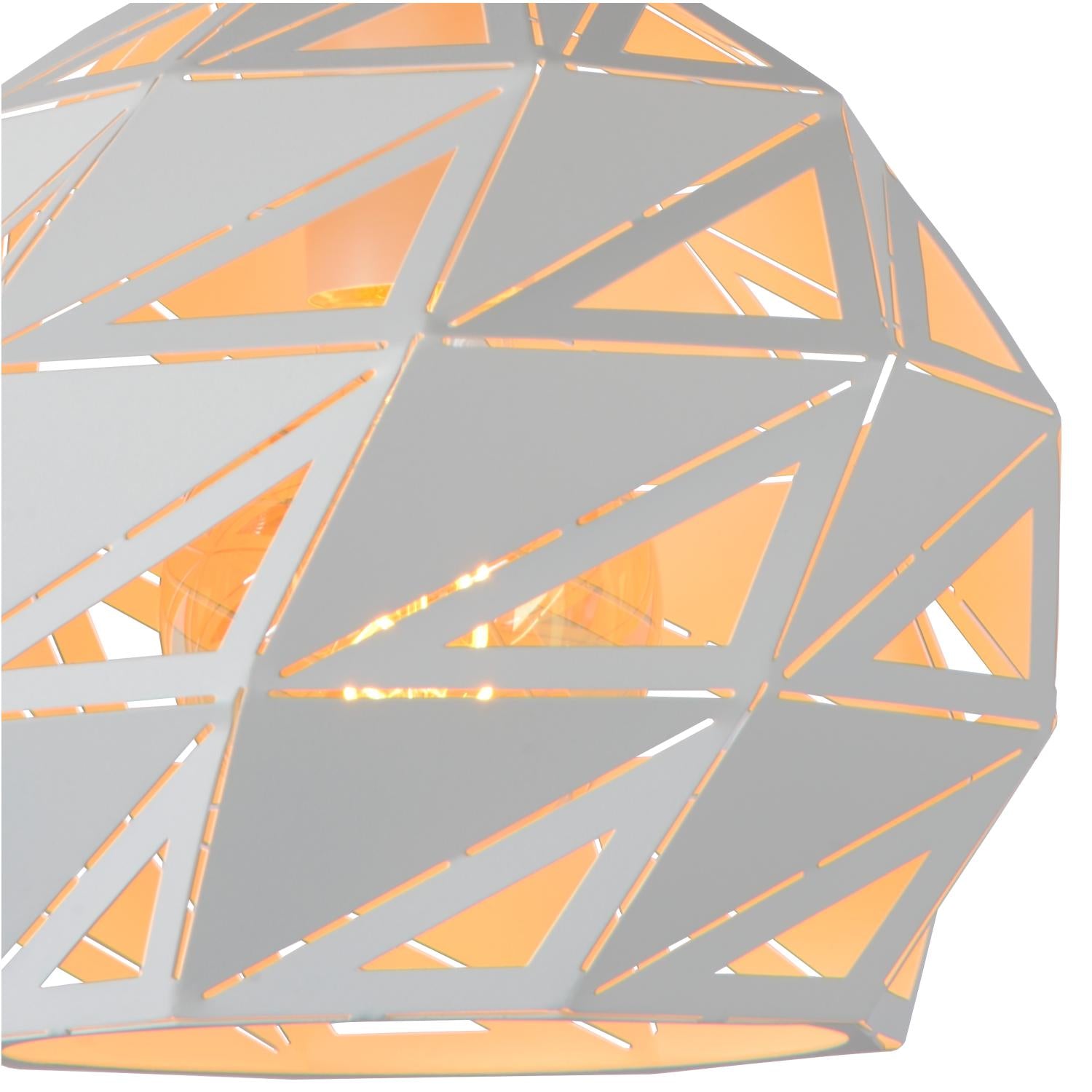 MALUNGA - Hanglamp - Ø 25 cm - 1xE27 - Wit