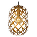 WOLFRAM - Hanglamp - 3xE27 - Mat Goud / Messing