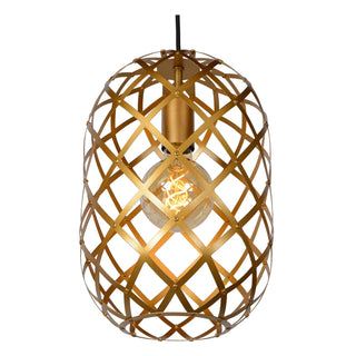 WOLFRAM - Hanglamp - 3xE27 - Mat Goud / Messing