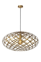 WOLFRAM - Hanglamp - Ø 65 cm - 1xE27 - Mat Goud / Messing