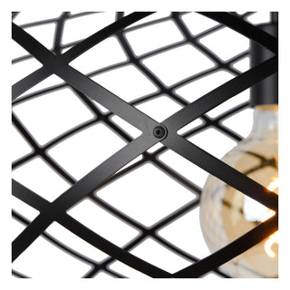 WOLFRAM - Hanglamp - Ø 65 cm - 1xE27 - Zwart