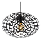 WOLFRAM - Hanglamp - Ø 65 cm - 1xE27 - Zwart