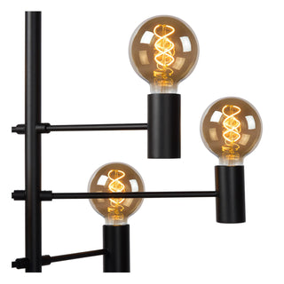 LEANNE - Hanglamp - 6xE27 - Zwart
