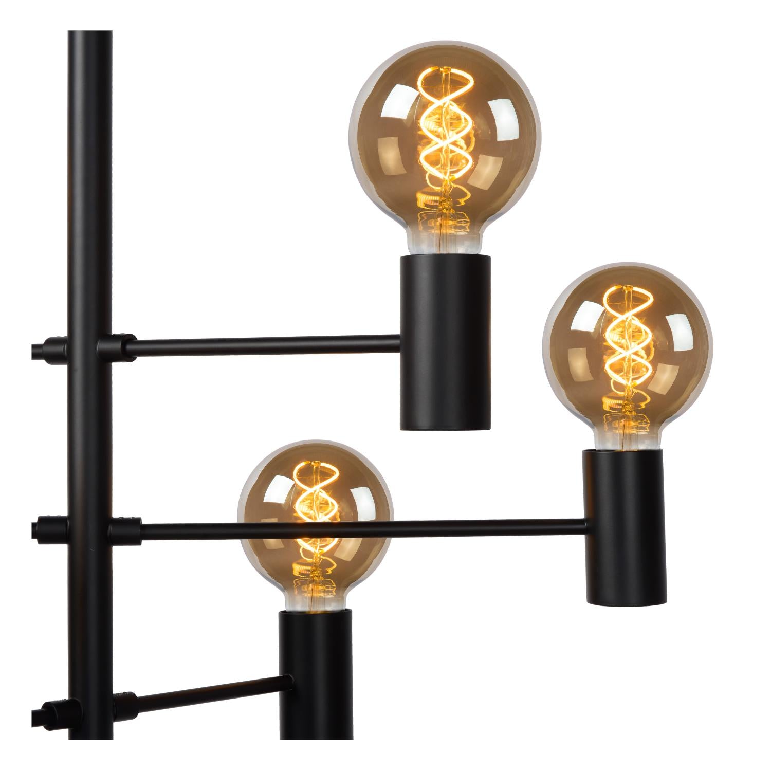 LEANNE - Hanglamp - 6xE27 - Zwart