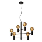 LEANNE - Hanglamp - 6xE27 - Zwart