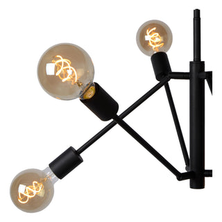 LESTER - Hanglamp - 6xE27 - Zwart
