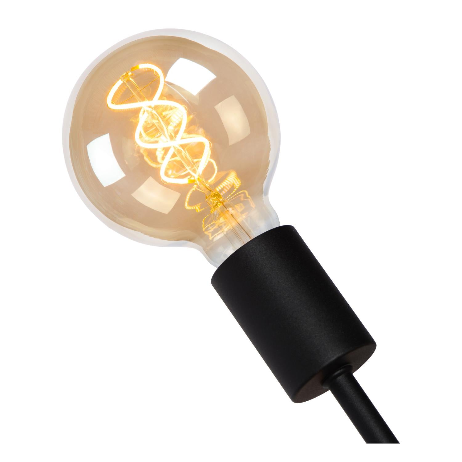 LESTER - Hanglamp - 6xE27 - Zwart