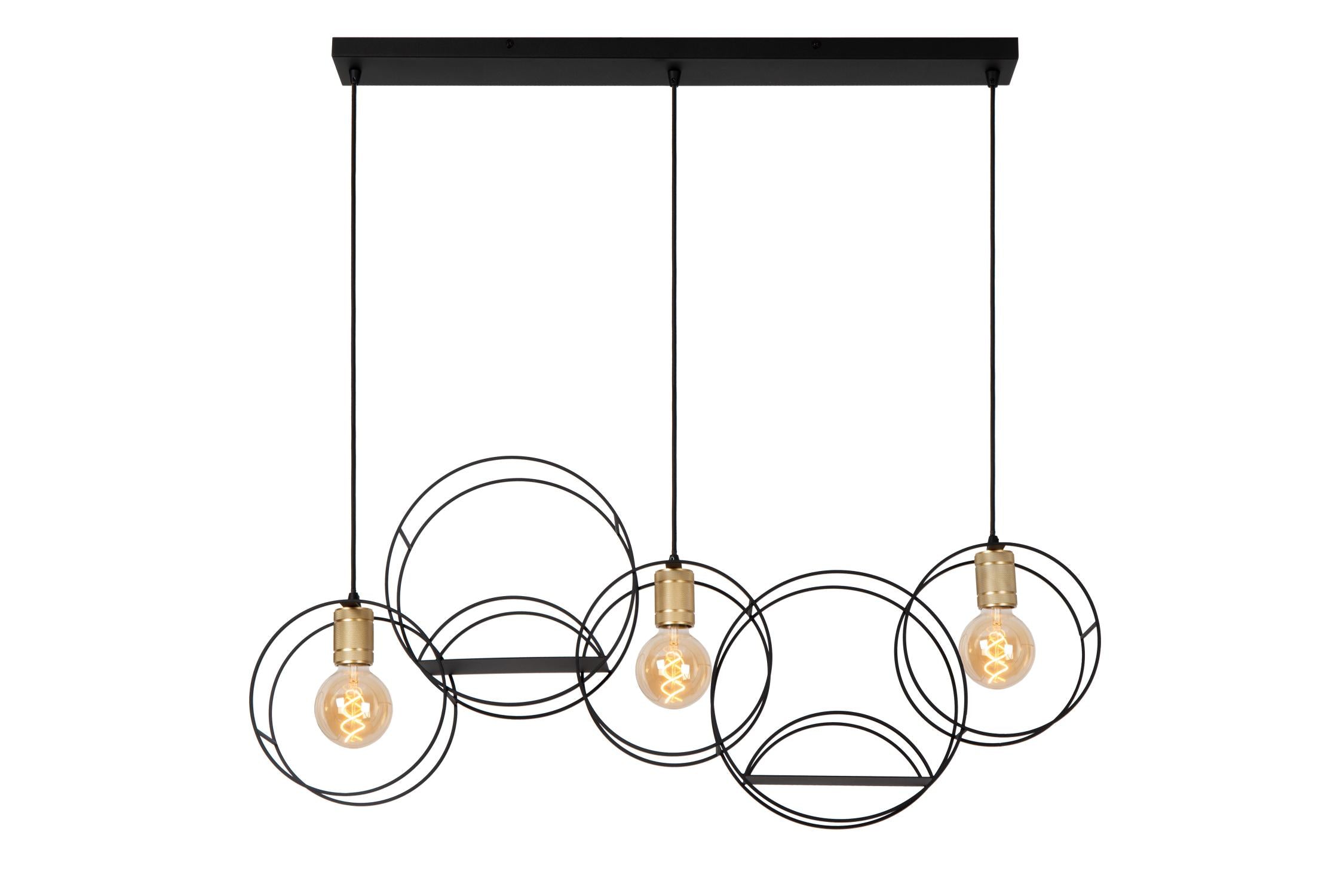 CIRCLE - Hanglamp - 3xE27 - Zwart