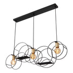 CIRCLE - Hanglamp - 3xE27 - Zwart
