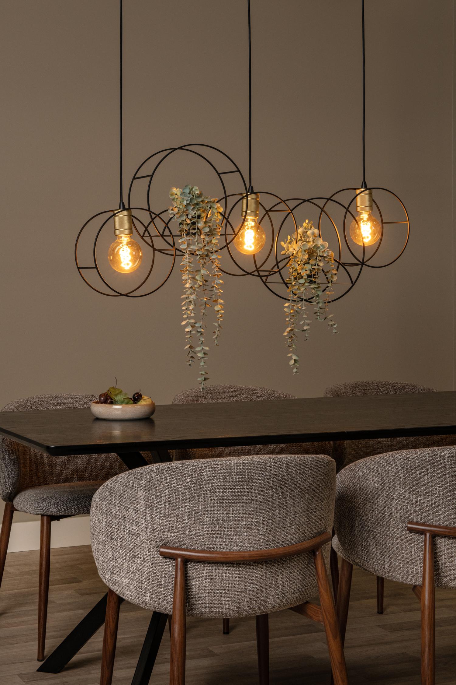 CIRCLE - Hanglamp - 3xE27 - Zwart