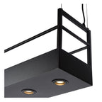 MIRAVELLE - Suspension - 6xGU10 - Noir