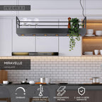 MIRAVELLE - Suspension - 6xGU10 - Noir