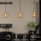 DANZA - Suspension - 3xE27 - Or mat / Laiton