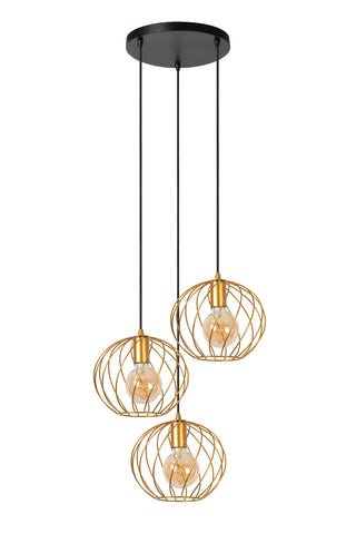 DANZA - Suspension - Ø 50 cm - 3xE27 - Or mat / Laiton