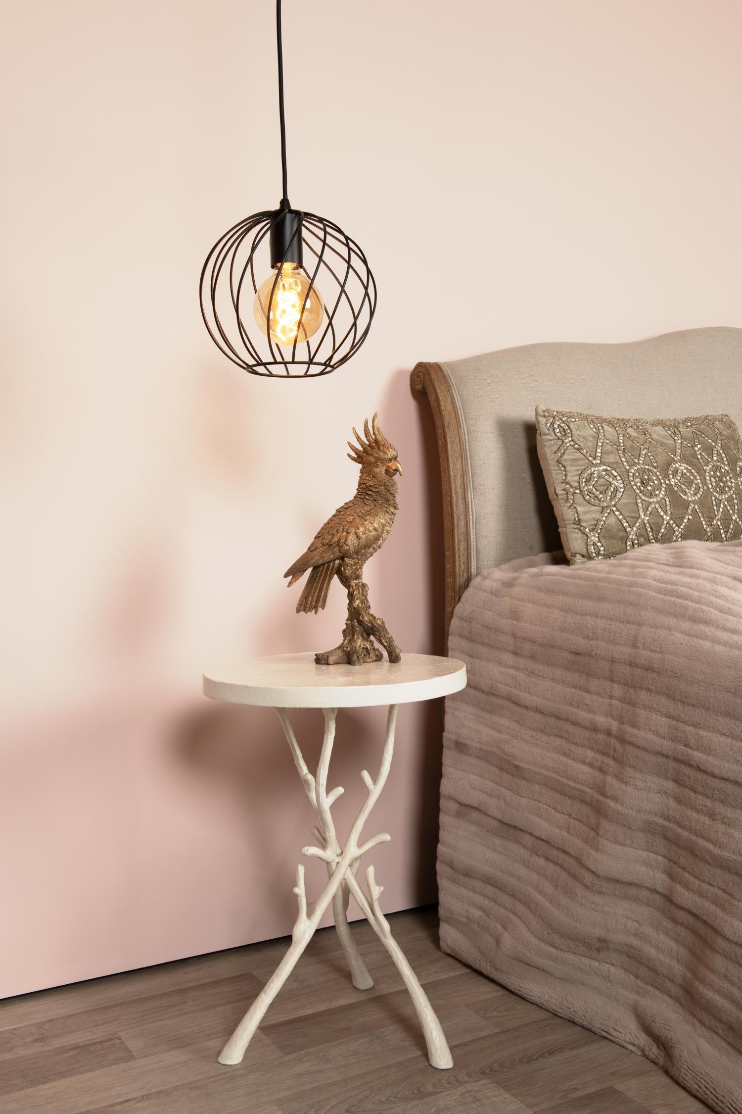 DANZA - Hanglamp - Ø 25 cm - 1xE27 - Zwart