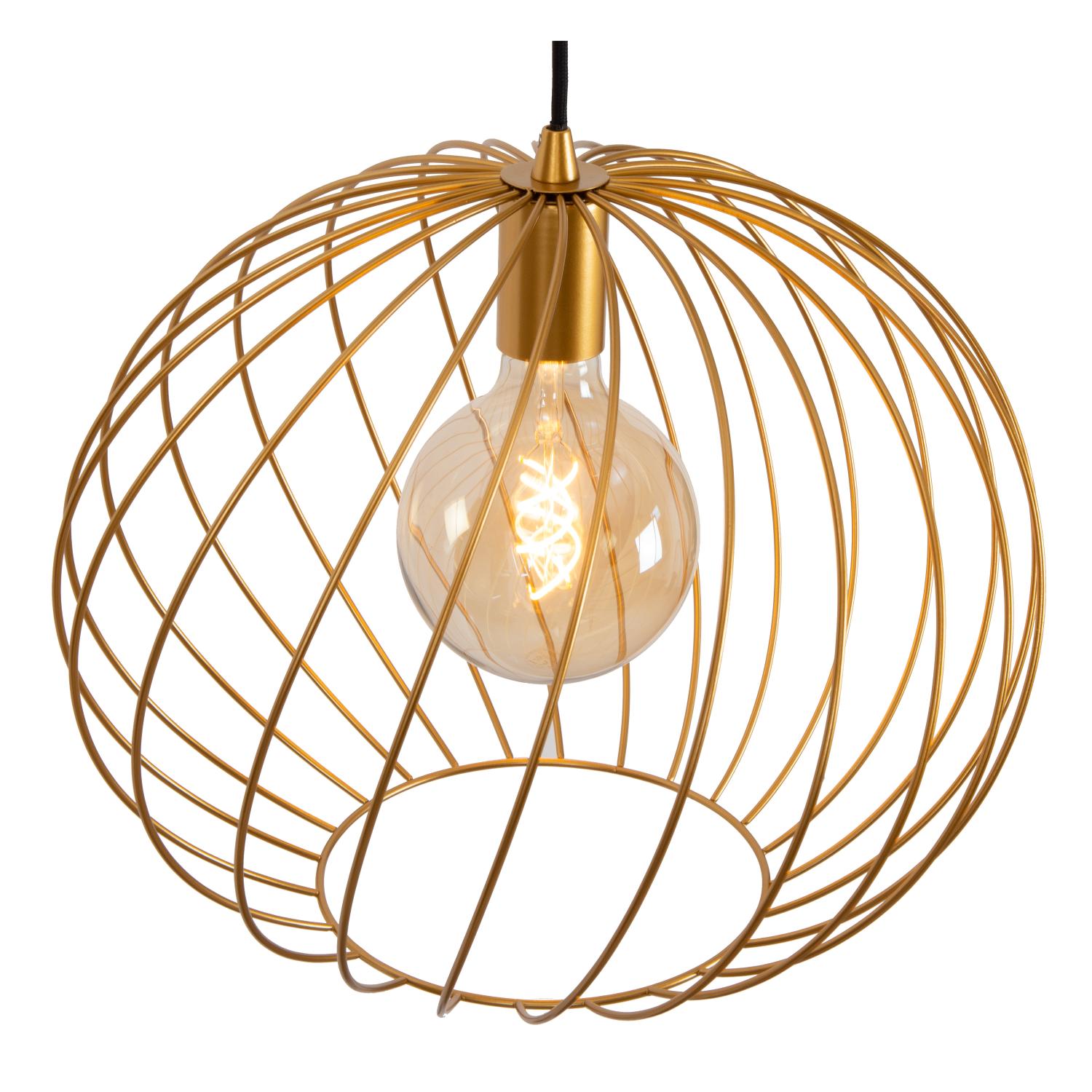 DANZA - Hanglamp - Ø 40 cm - 1xE27 - Mat Goud / Messing