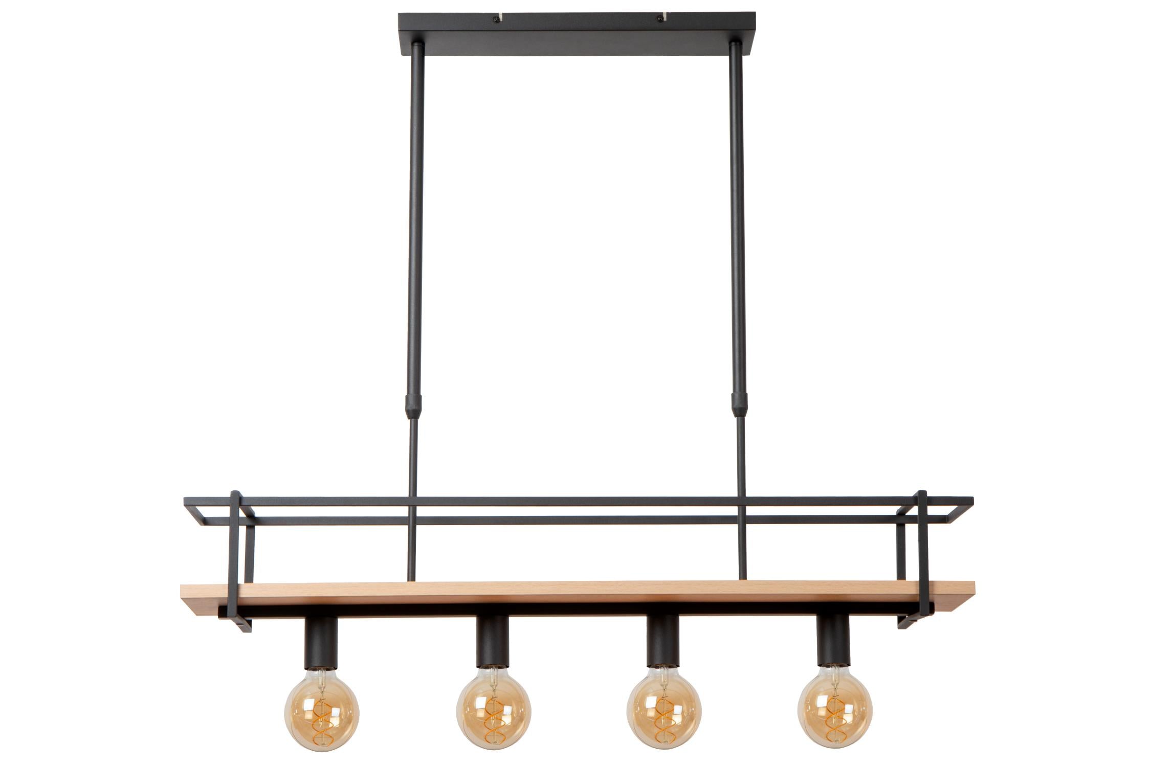 MILONGA - Pendant light - 4xE27 - Black