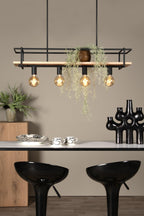 MILONGA - Pendant light - 4xE27 - Black