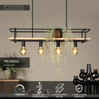 MILONGA - Pendant light - 4xE27 - Black