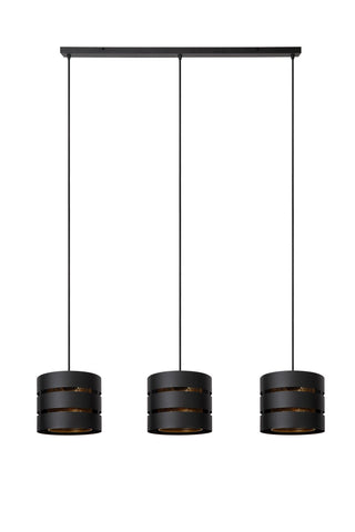 ROSAS - Suspension - 3xE27 - Noir