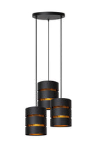 ROSAS - Suspension - Ø 43 cm - 3xE27 - Noir