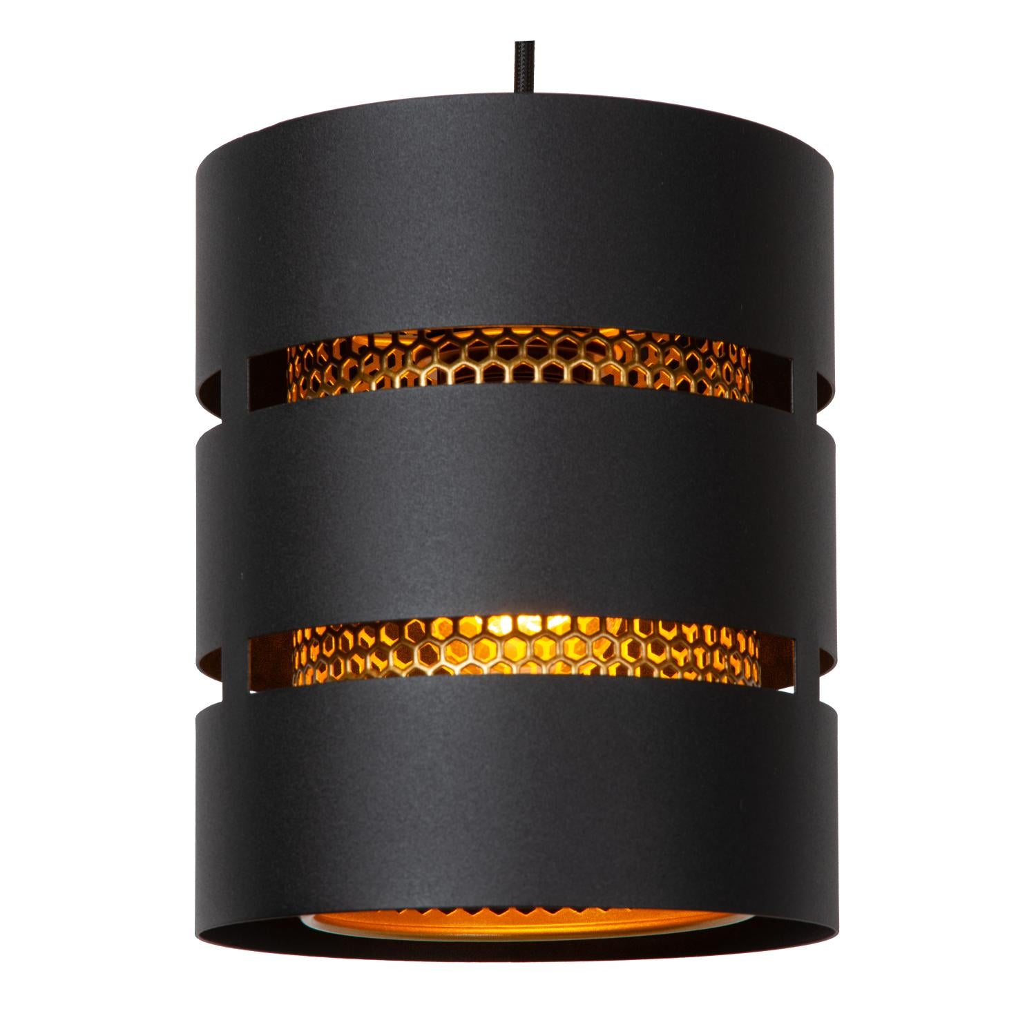 ROSAS - Suspension - Ø 43 cm - 3xE27 - Noir