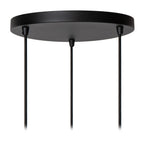 ROSAS - Suspension - Ø 43 cm - 3xE27 - Noir