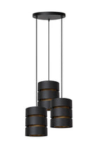 ROSAS - Suspension - Ø 43 cm - 3xE27 - Noir